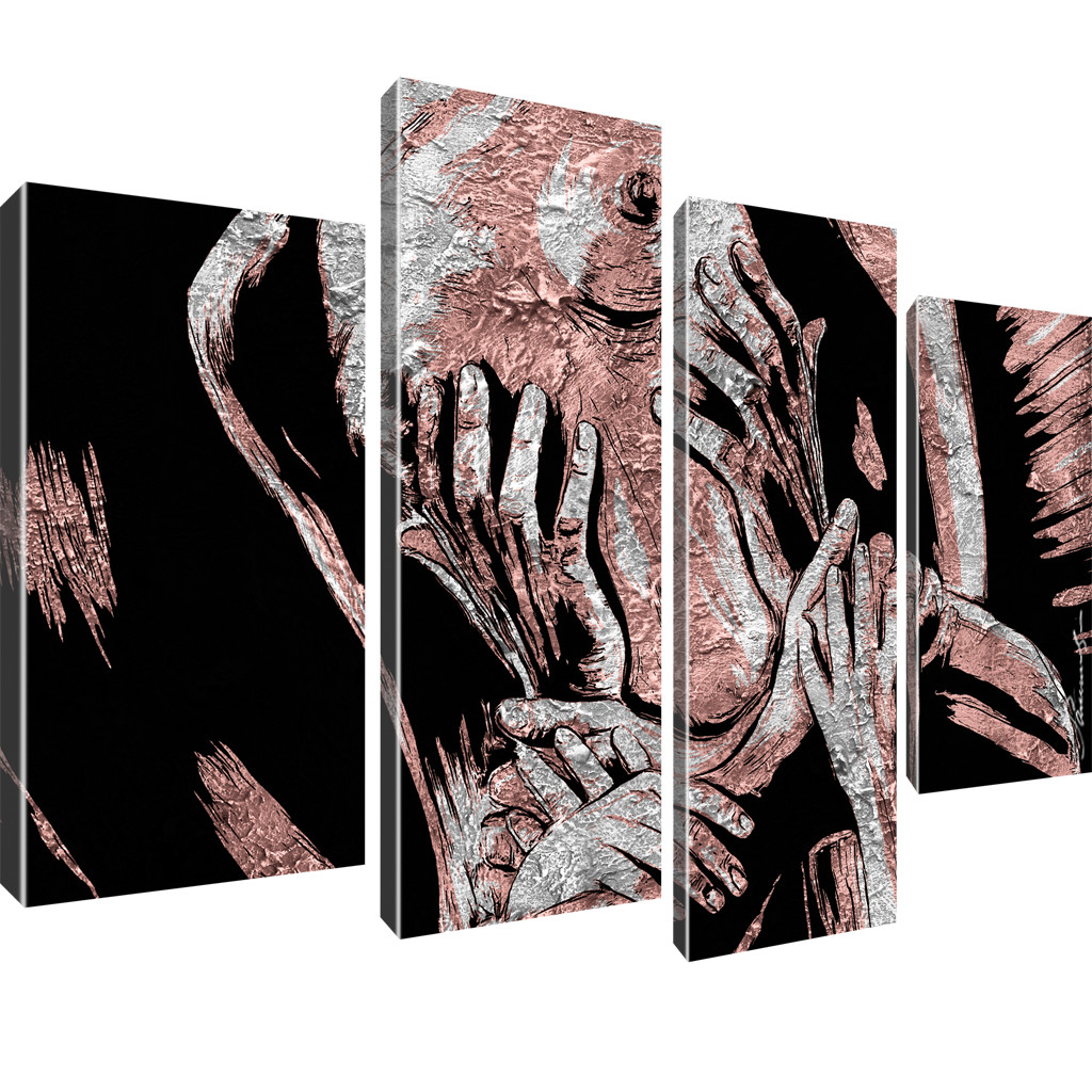 Erotik Akt Popart Bilder Kunstdruck auf Keilrahmen - Bild 19 von 31