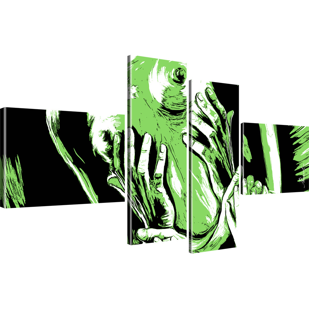 Erotik Akt Popart Bilder Kunstdruck auf Keilrahmen - Bild 24 von 31