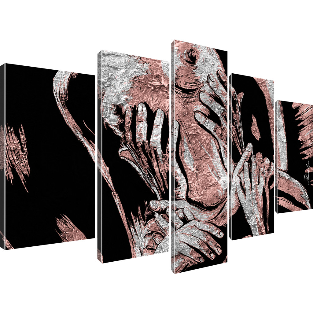 Erotik Akt Popart Bilder Kunstdruck auf Keilrahmen - Bild 31 von 31